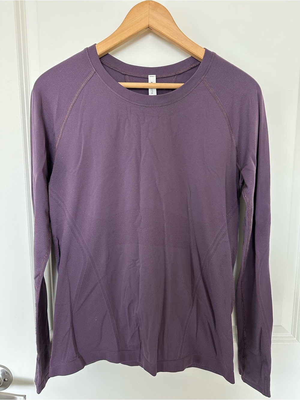Athleta Dusty Plum Long Sleeve Momentum Top